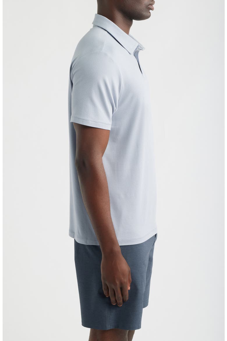Dynamic Stripe Polo, Alternate, color, BLUE DELICATE STRIPE