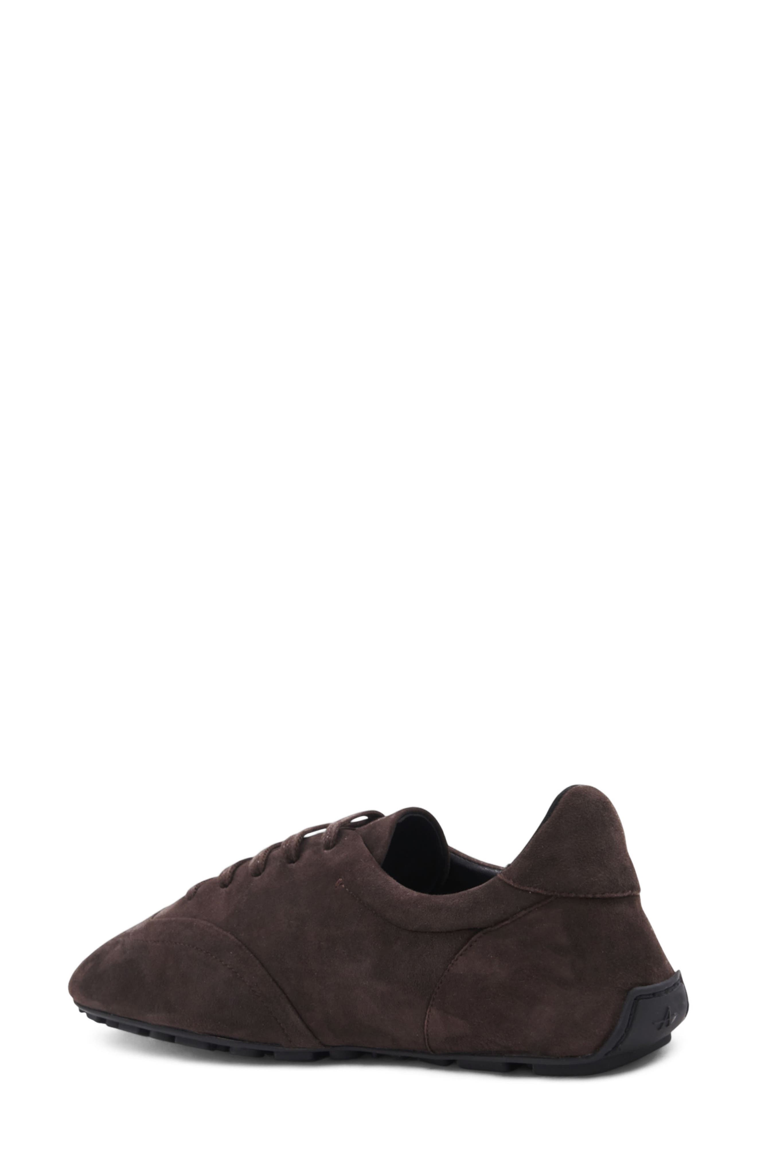 Aquatalia Qrystal Weatherproof Sneaker, Alternate, color, Espresso Suede