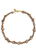 MELANIA CLARA Moonshadow Hematite Necklace