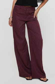 Princess Polly Lorenne Stripe Wide Leg Pants