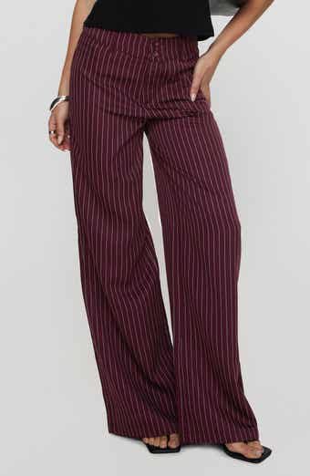 Princess Polly Lorenne Stripe Wide Leg Pants
