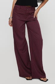 Princess Polly Lorenne Stripe Wide Leg Pants