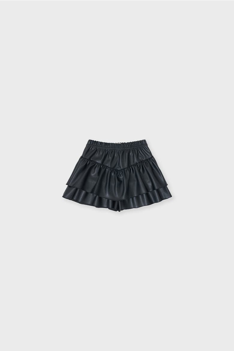 Girls Recycled Polyester Skort, Main, color, Black