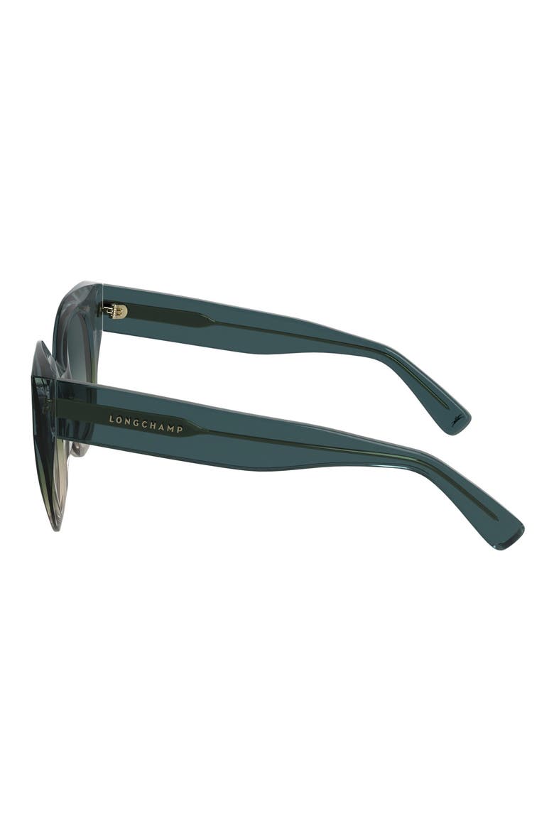 Heritage 49mm Small Round Sunglasses, Alternate, color, TRANSPARENT GRADIENT BLUE/BEIG