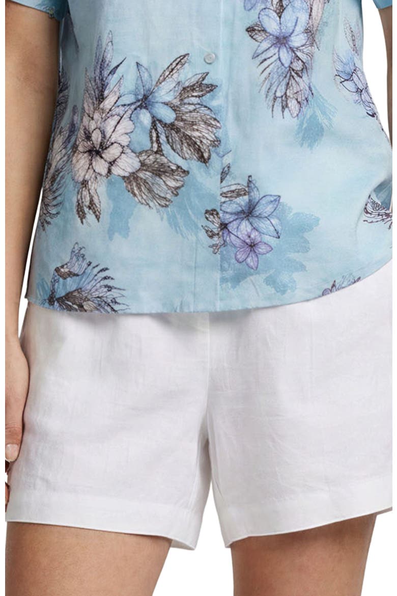 Womens Leanne Drawstring Short, Alternate, color, WHITE