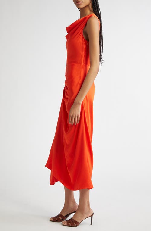 A.l.c . Dara Drape Detail Midi Dress