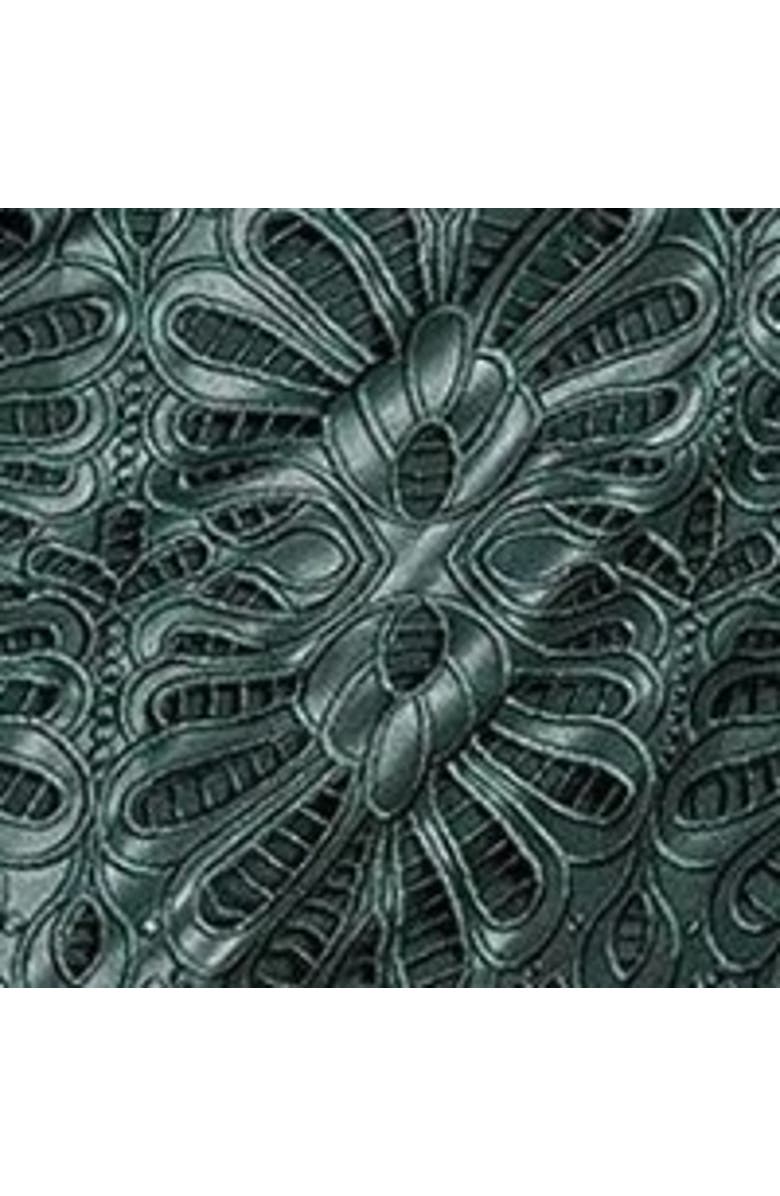 Coast Petite PU Lace Midi Skirt, Alternate, color, Emerald