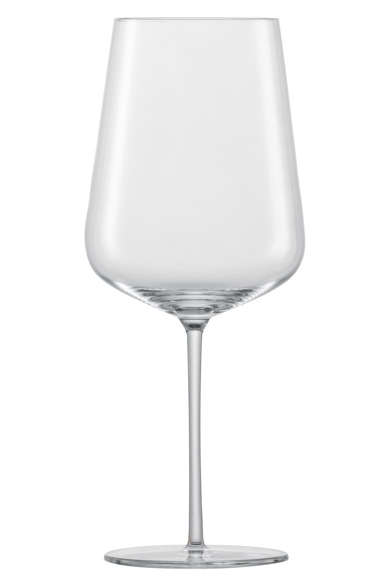 Schott Zwiesel Vervino Set of 6 Bordeaux Wine Glasses, Main, color, CLEAR