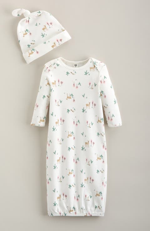 Kids' Gown and Hat Set