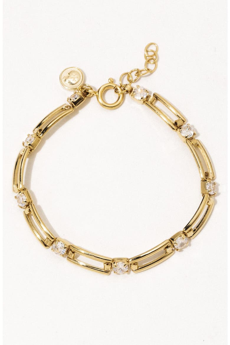 Gianna Chain Link Bracelet, Alternate, color, GOLD