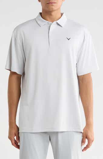 Geometric Jacquard Short Sleeve Polo