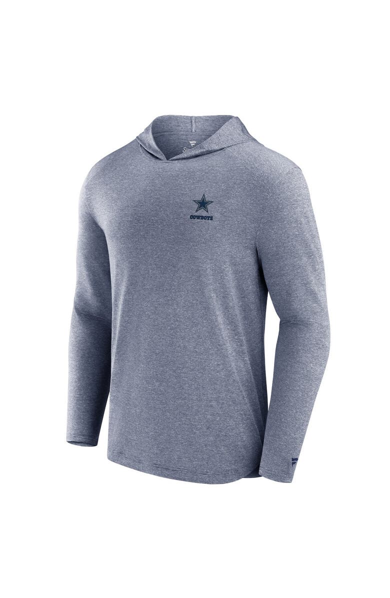 Fanatics Signature Men's Fanatics Signature Navy Dallas Cowboys Front Office Tech Lightweight Hoodie T-Shirt, Alternate, color, Navy