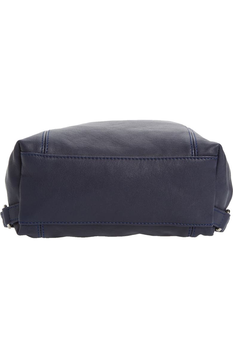 Longchamp Le Pliage Cuir Backpack, Alternate, color, Navy