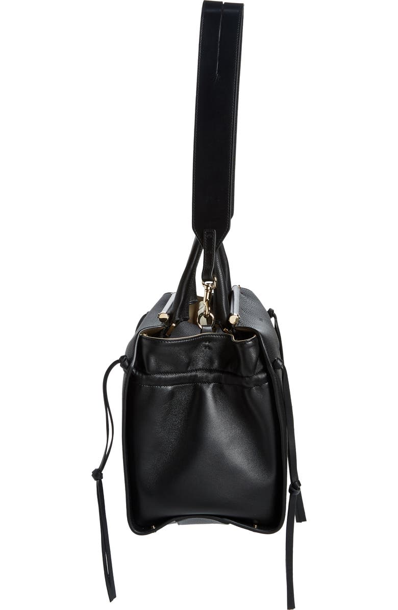 Chloé Steph Grained Leather Satchel, Alternate, color,