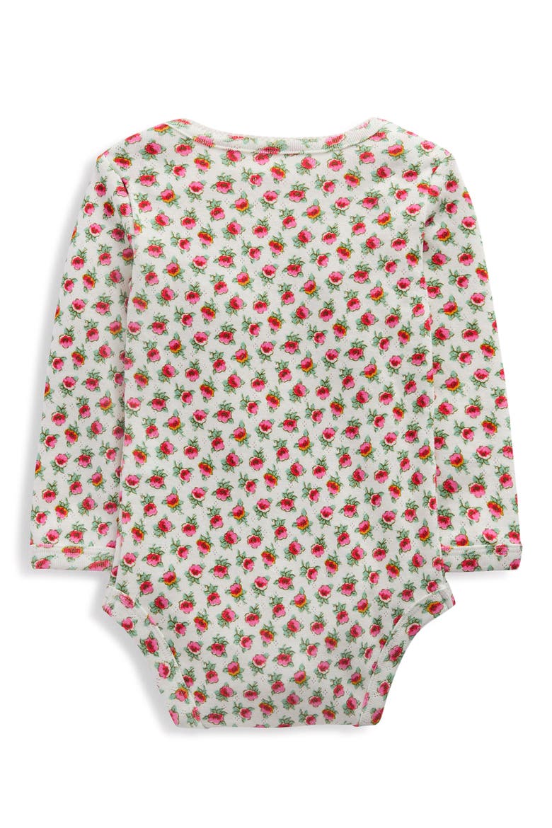 Kids' 3-Pack Pointelle Bodysuits, Alternate, color, MULTI FLORAL