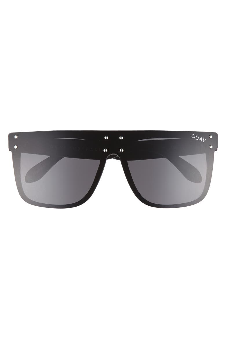 Australia Hidden Hills 59mm Shield Sunglasses, Alternate, color, BLACK