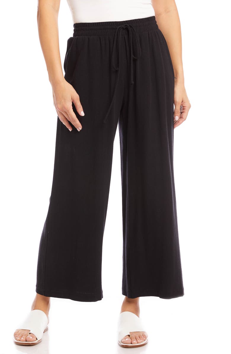 Karen Kane Wide Leg Crop Pants, Alternate, color,