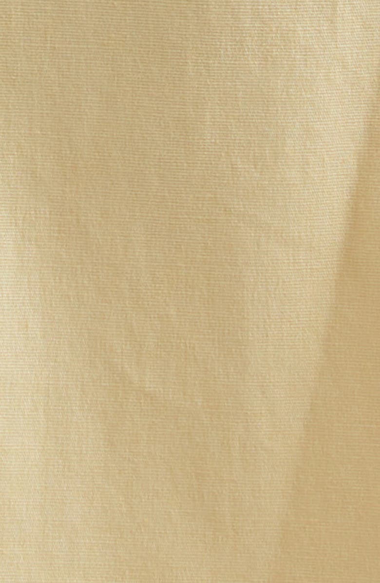 STAUD Gwen Pleated Drop Waist Minidress, Alternate, color, Butter