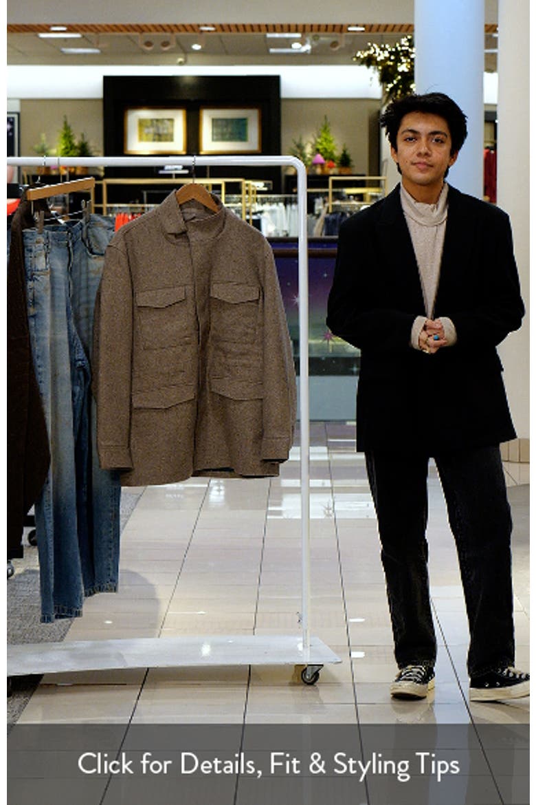 Felted Wool Blend Field Jacket video