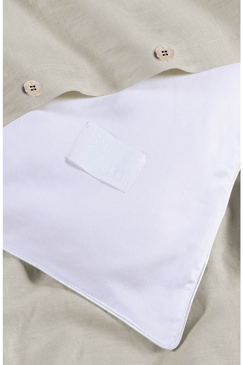 French Linen Duvet Cover, Alternate, color, FOG