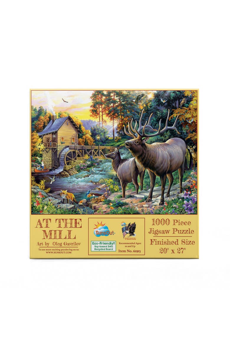 Sunsout At the Mill 1000 piece Jigsaw Puzzle for Adults, Alternate, color, Multicolor