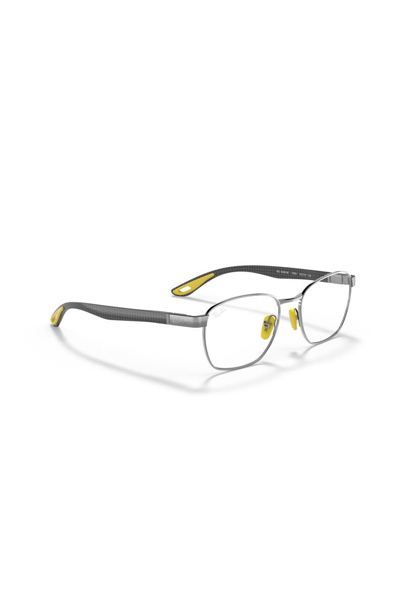 Ray-Ban 54mm Rectangle optical glasses, Alternate, color, Grey