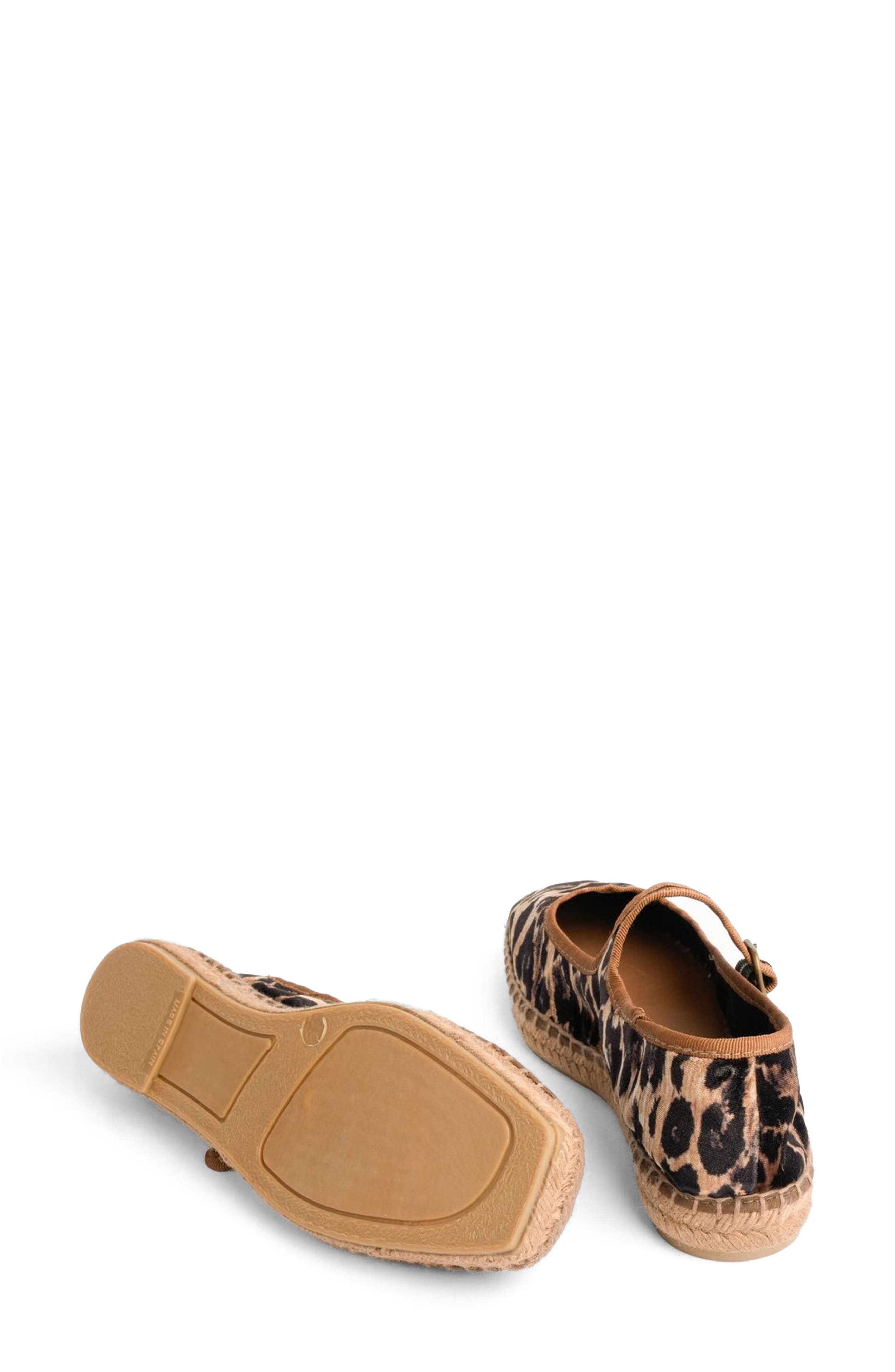Penelope Chilvers Velvet Espadrille Mary Jane, Alternate, color, Brown