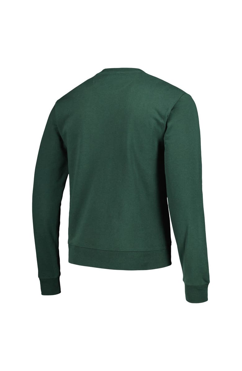 LEAGUE COLLEGIATE WEAR Men's League Collegiate Wear Green Miami Hurricanes Bendy Arch Essential Pullover Sweatshirt, Alternate, color, Green