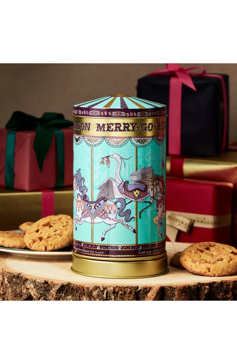 Fortnum & Mason Mini Merry Go Round Musical Biscuit Tin, Alternate, color, Multi