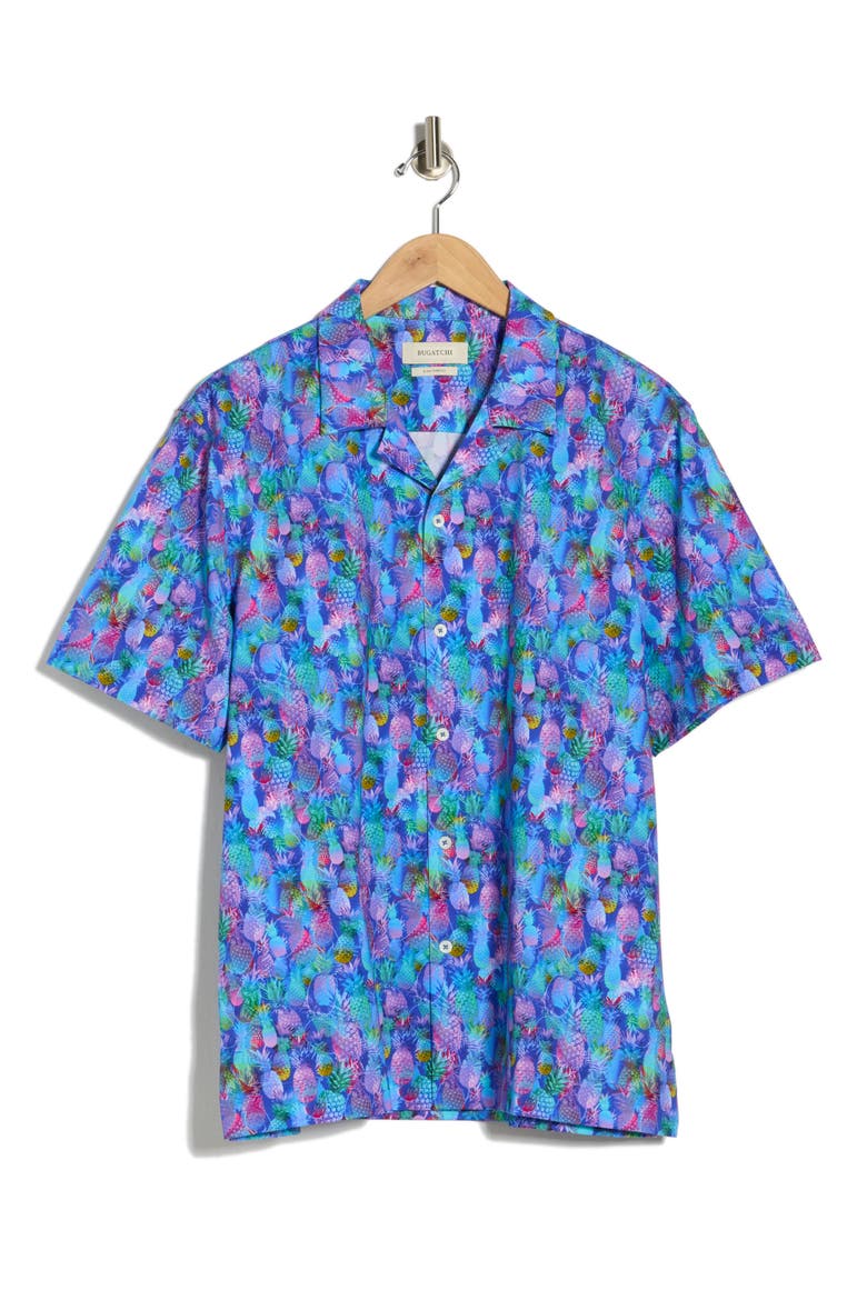 OoohCotton® Camp Shirt, Alternate, color, CLASSIC BLUE