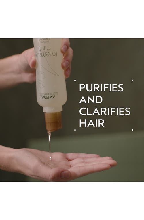 Aveda Invigorating Awe: Rosemary Mint Hair & Body Essentials 3-piece Set $74 Value In Transparent