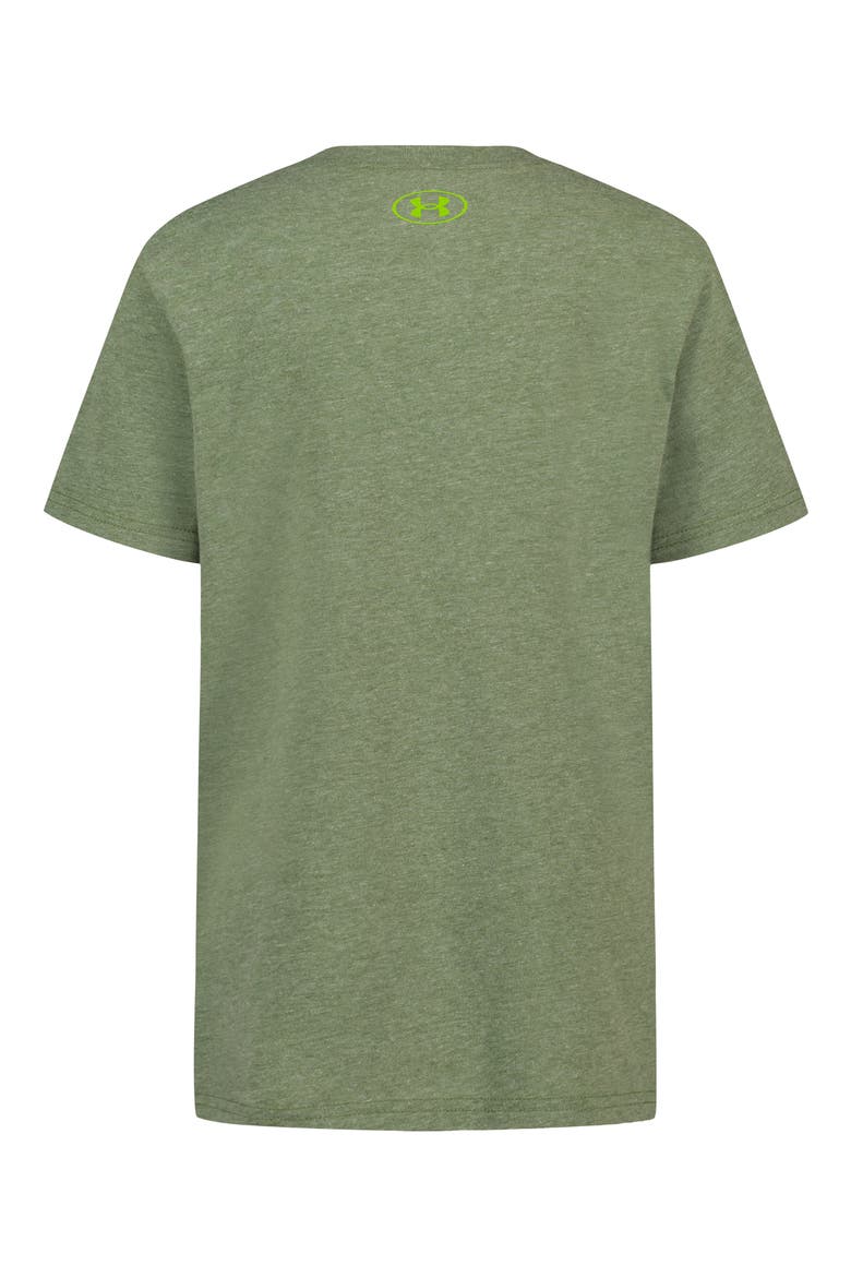 Kids' UA Pineviw Graphic T-Shirt, Alternate, color, WARM OLIVE