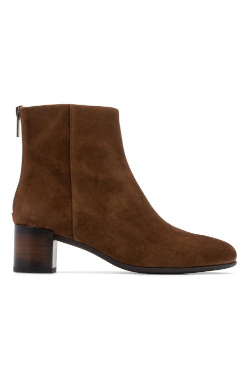 Abeo Plaza Back Zip Boot In Caramel - Regular