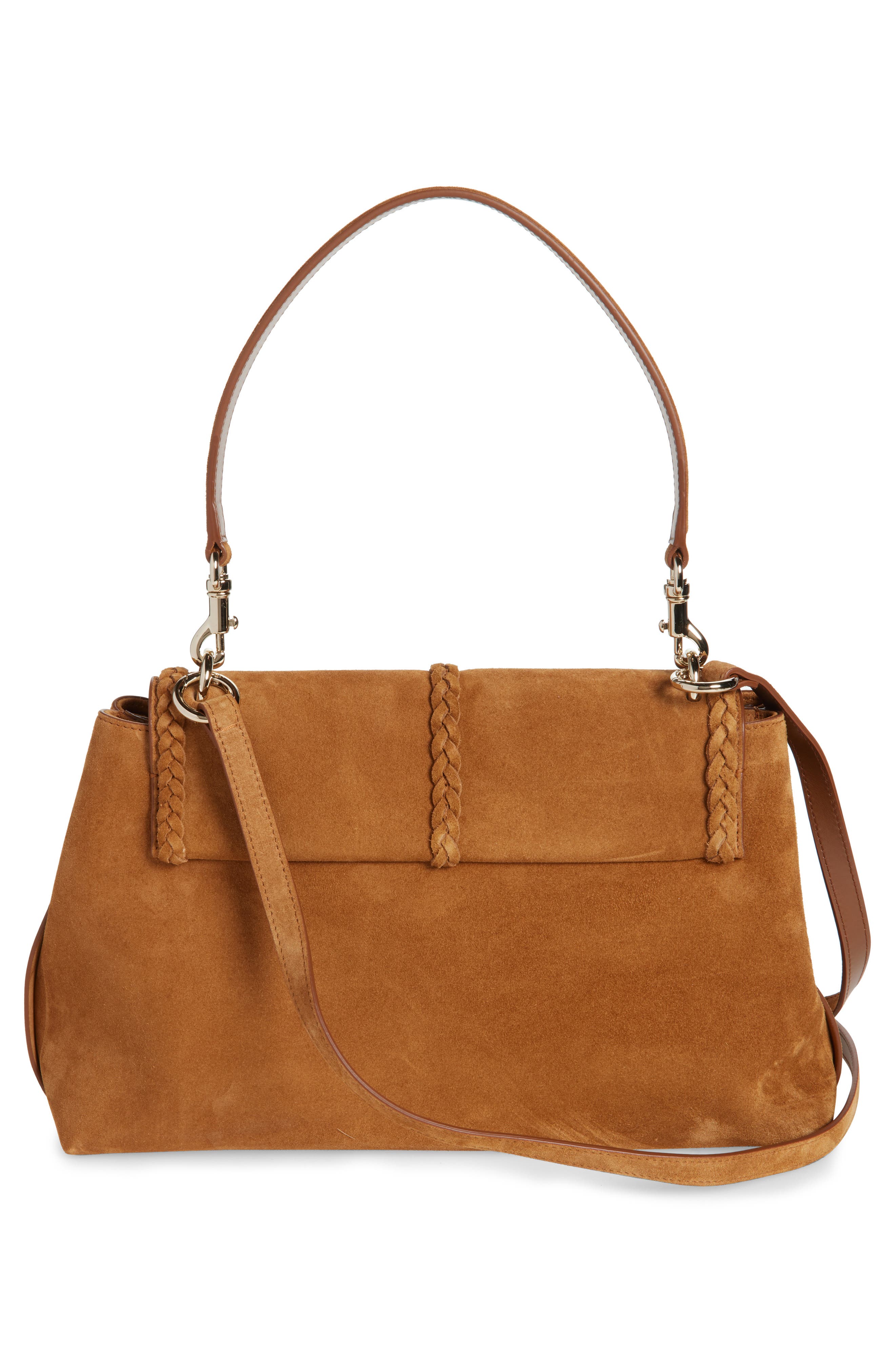 Chloé Medium Penelope Suede Shoulder Bag, Alternate, color, 