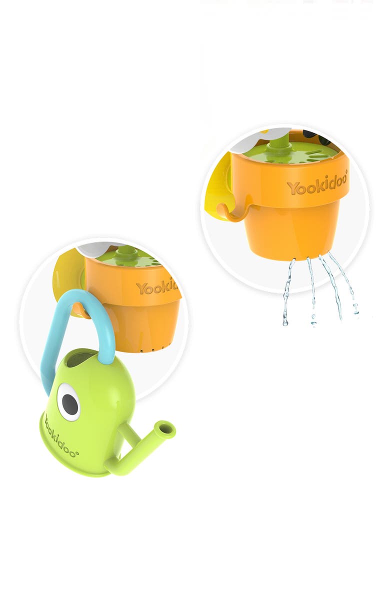 Yookidoo Pour & Spin Tipping Bird Bath Toy, Alternate, color, Multi