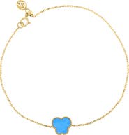 EFFY 14K Gold Plated Sterling Silver Enamel Butterfly Charm Bracelet