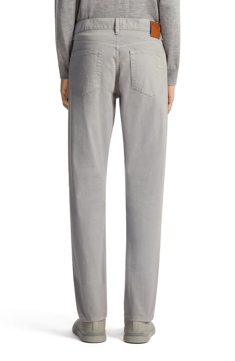 ZEGNA City Fit Stretch Cotton Pants, Alternate, color,