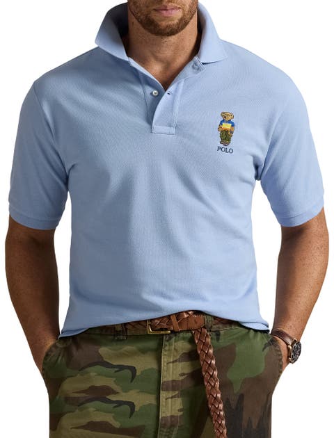 Big & Tall Polo Bear Mesh Polo Shirt
