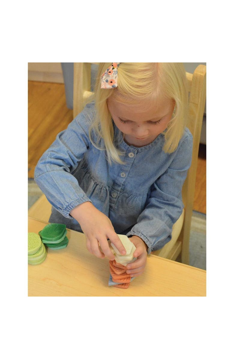 Kaplan Early Learning Company Nature-Inspired Loose Parts - 54 Pieces, Alternate, color, Multicolored