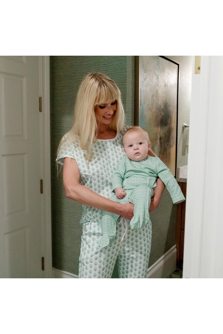 Preston Boys' Romper, Alternate, color, Garden Trellis