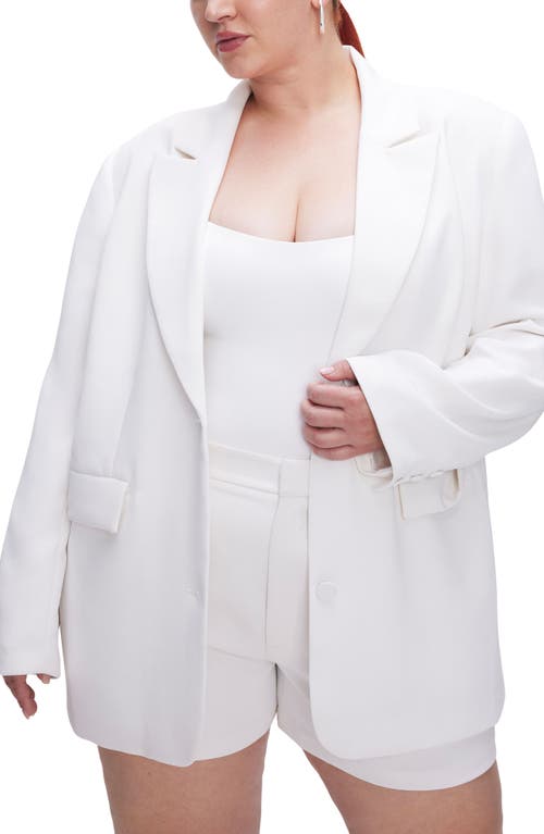 GOOD AMERICAN GOOD AMERICAN LUXE SUITING BOYFRIEND BLAZER
