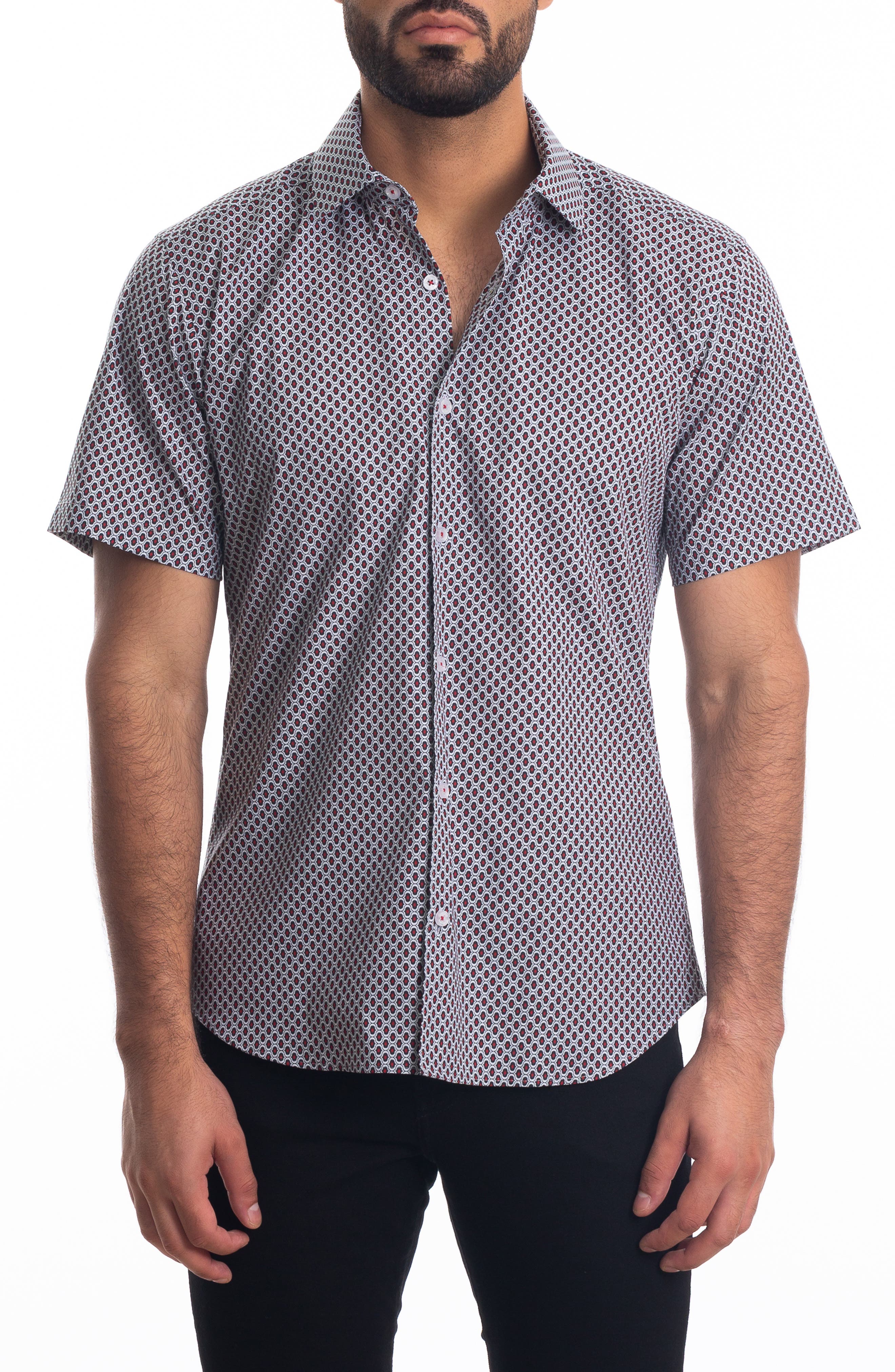 Jared Lang Short Sleeve Button-Up Shirt
