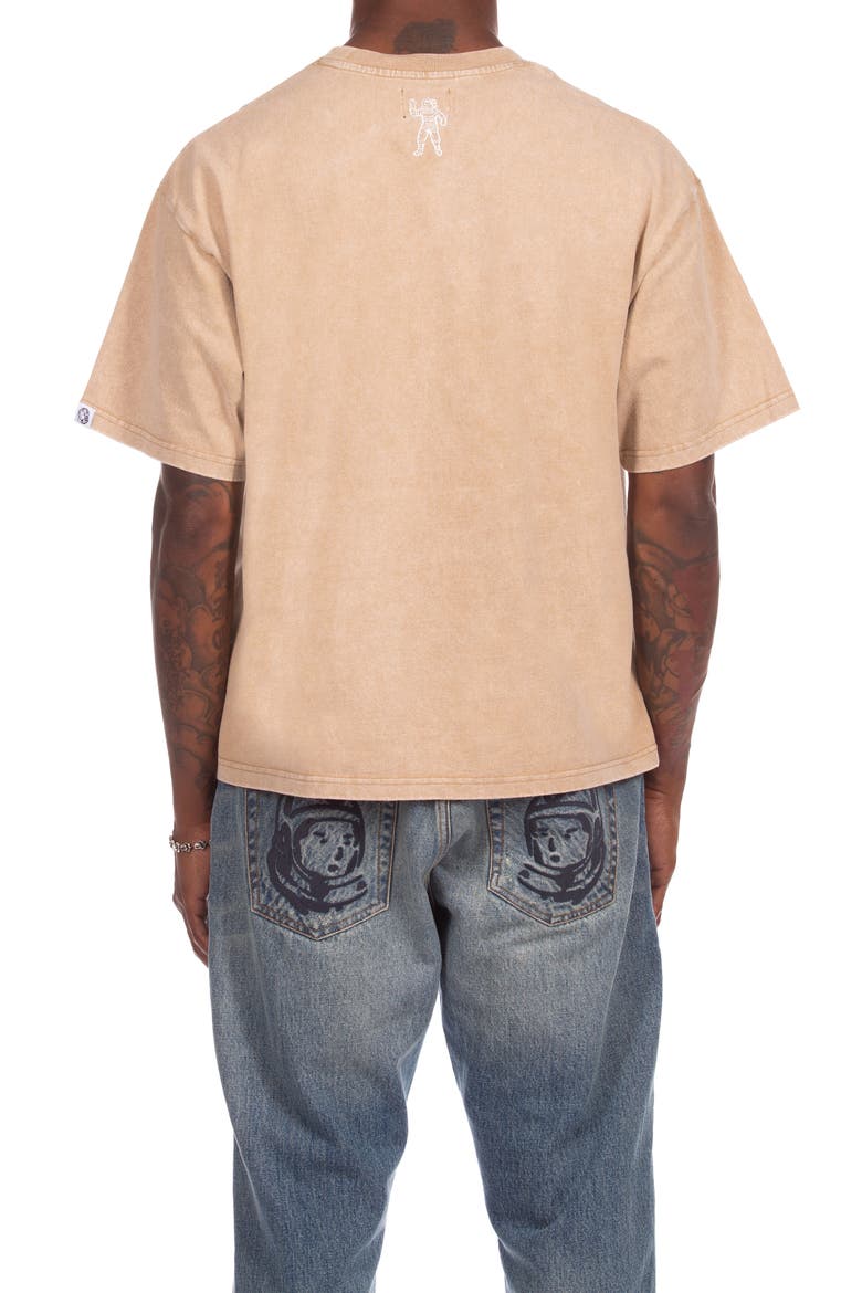 Faded Curve Graphic T-Shirt, Alternate, color, SESAME