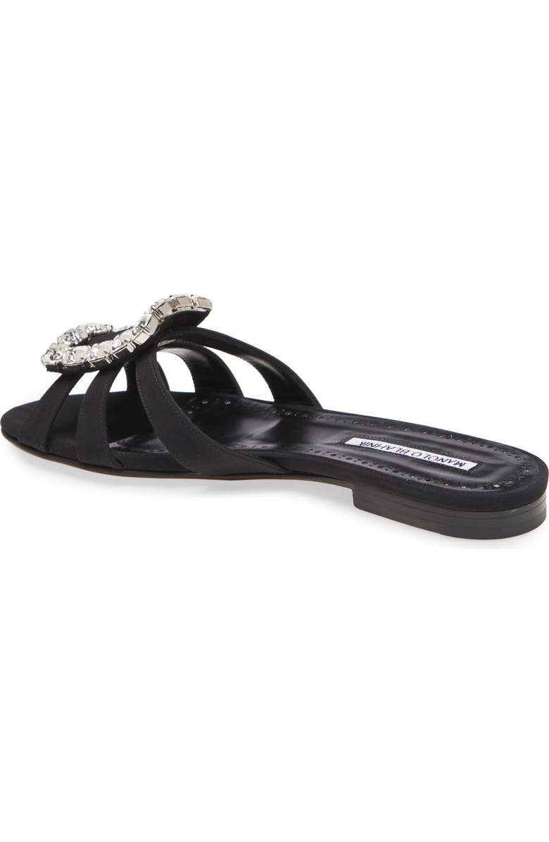 Manolo Blahnik Iluna Buckle Slide Sandal, Alternate, color,