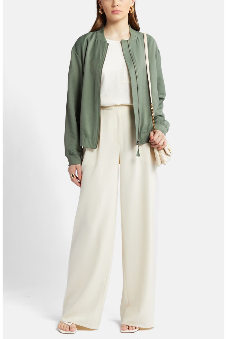 Bomber Jacket, Alternate, color, GREEN DUCK