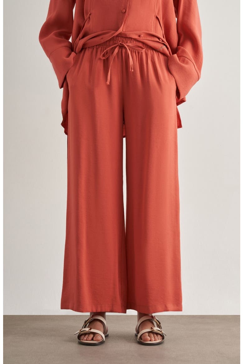Relaxed Pants, Main, color, Coral