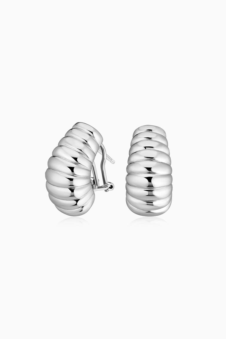 Lady Finger Drop Earrings in Sterling Silver, Main, color, Silver
