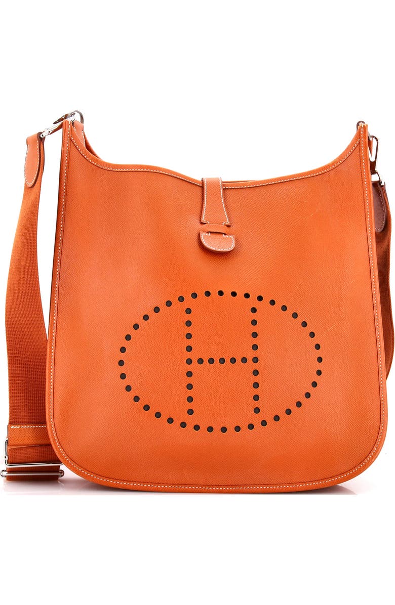 Pre-Owned Hermes Evelyne Bag Gen I Epsom GM, Main, color, Gold