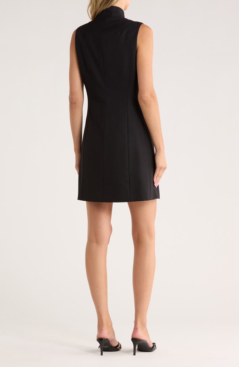 rag & bone Sadie Wool Blend Shift Dress, Alternate, color, Black