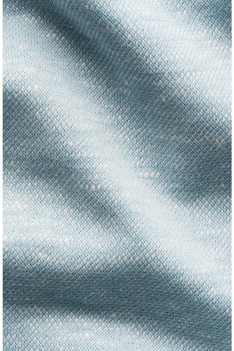 Linen & Cotton Fine Knit Polo, Alternate, color, LIGHT BLUE